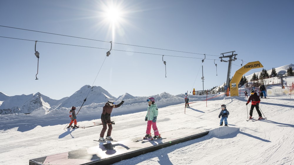 Grossarltal met het gezin.